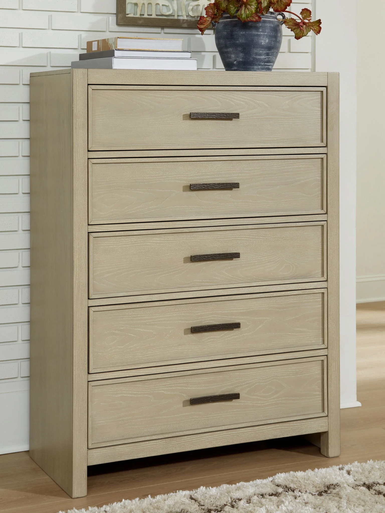 Calmoro - Five Drawer Chest - Gray - Image 4