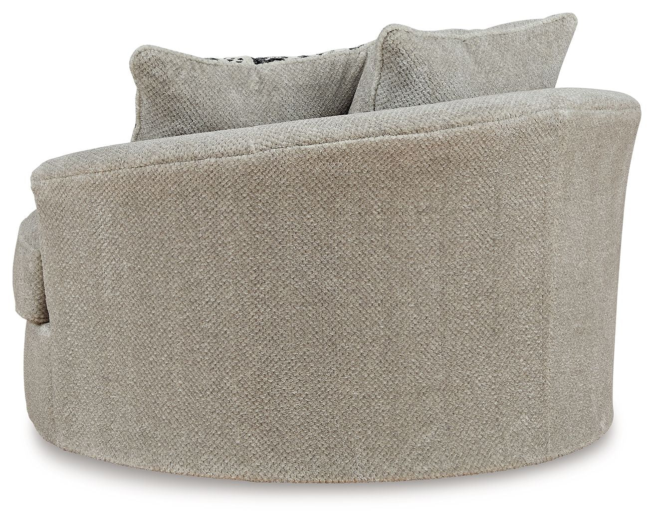 Calnita - Oversized Swivel Accent Chair - Sisal - Image 3