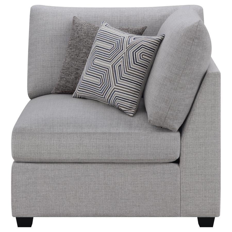 Cambria Upholstered Corner Grey - Image 2
