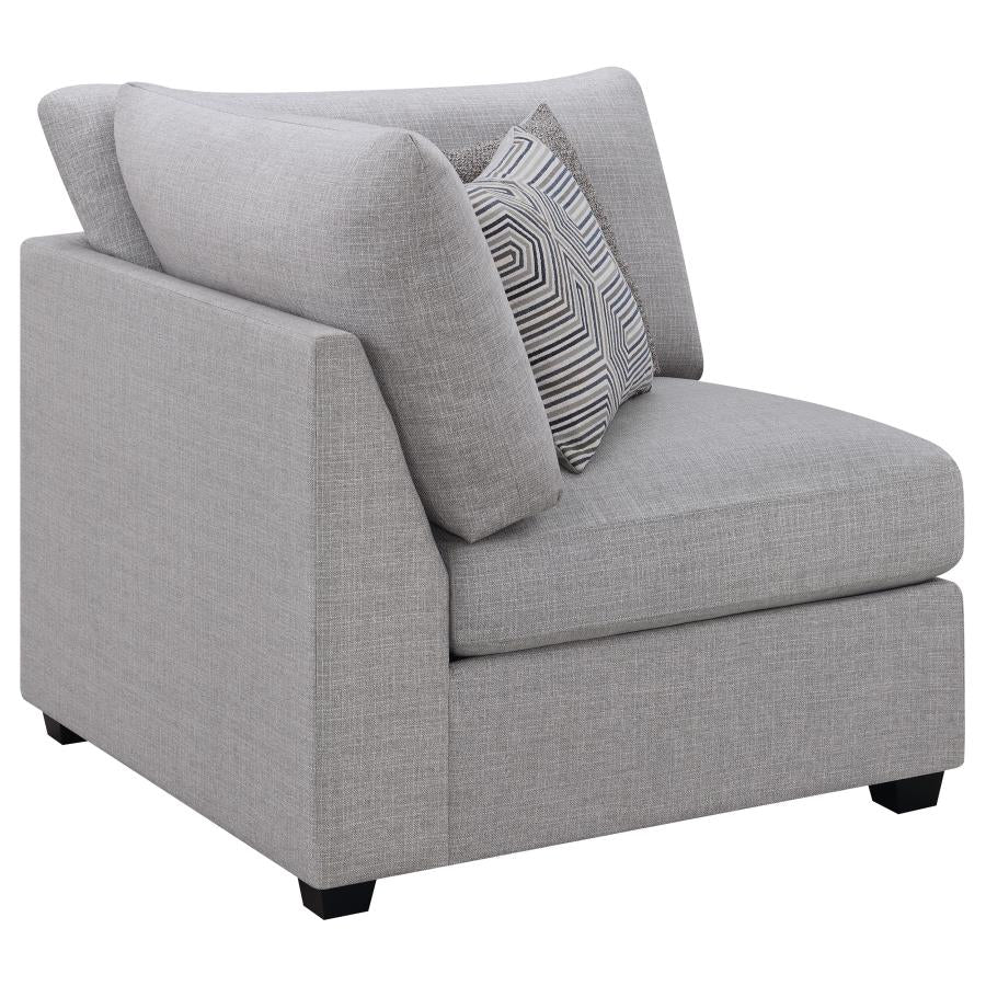 Cambria Upholstered Corner Grey - Image 5