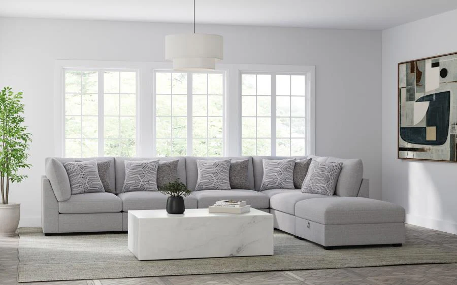 Cambria - Upholstered Modular Sectional Sofa - Image 4