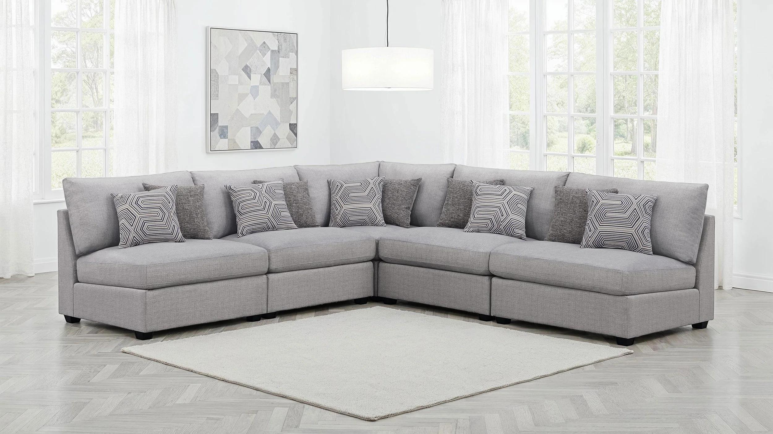 Cambria - Upholstered Modular Sectional Sofa - Image 97