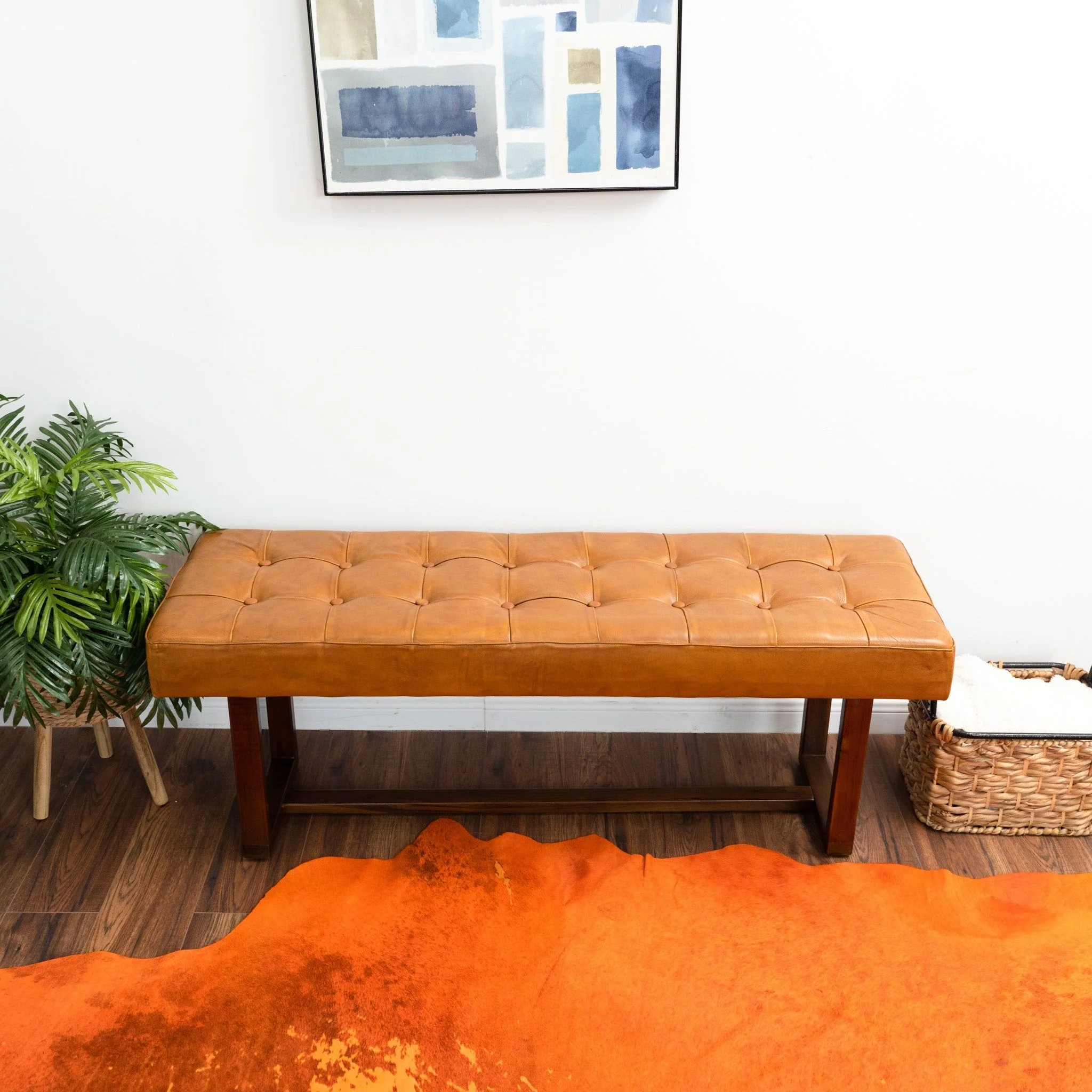 Cameron - Bench - Brown / Tan - Image 4