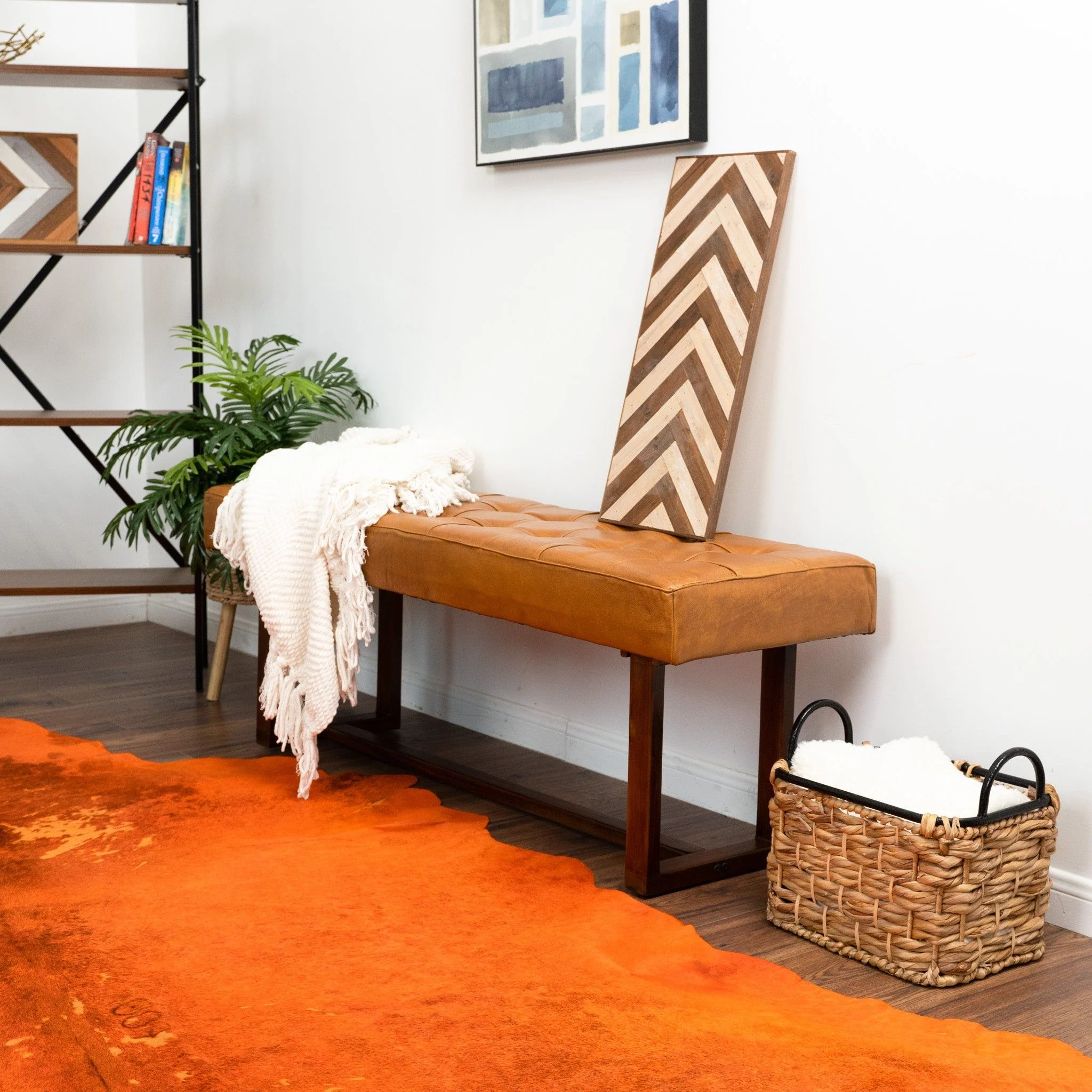 Cameron - Bench - Brown / Tan - Image 7