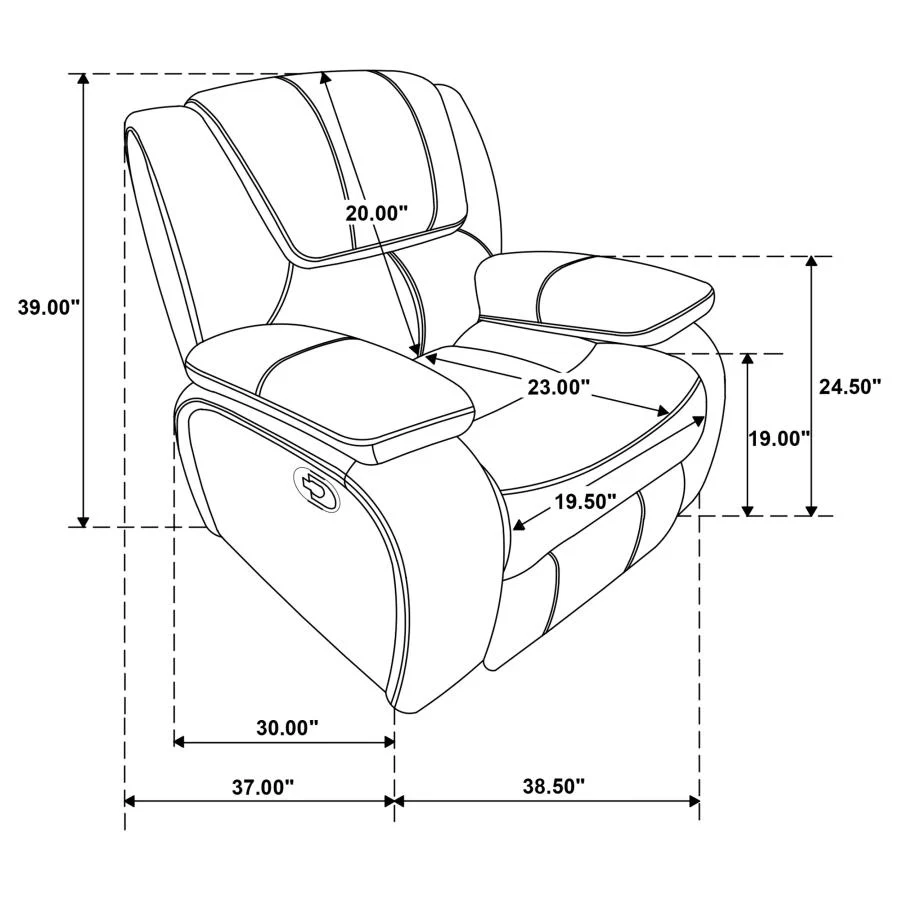 Camila - Upholstered Reclining Sofa Set - Image 71