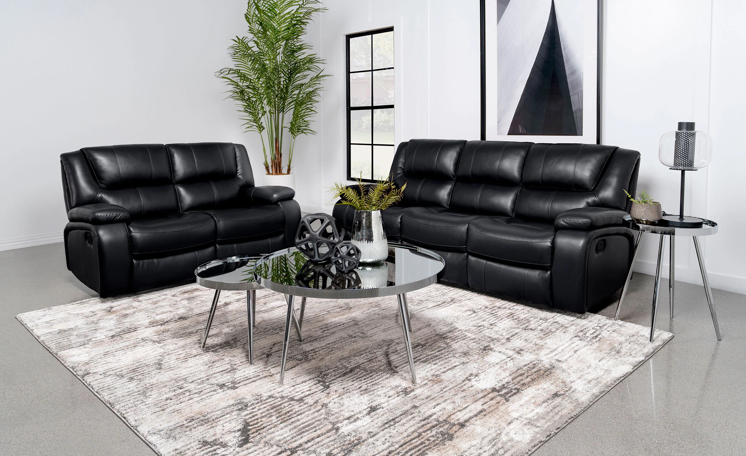 Camila - Upholstered Reclining Sofa Set - Image 74