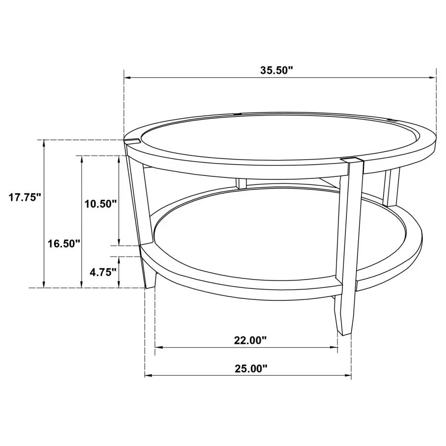 Camillo - Round Solid Wood Table - Image 16