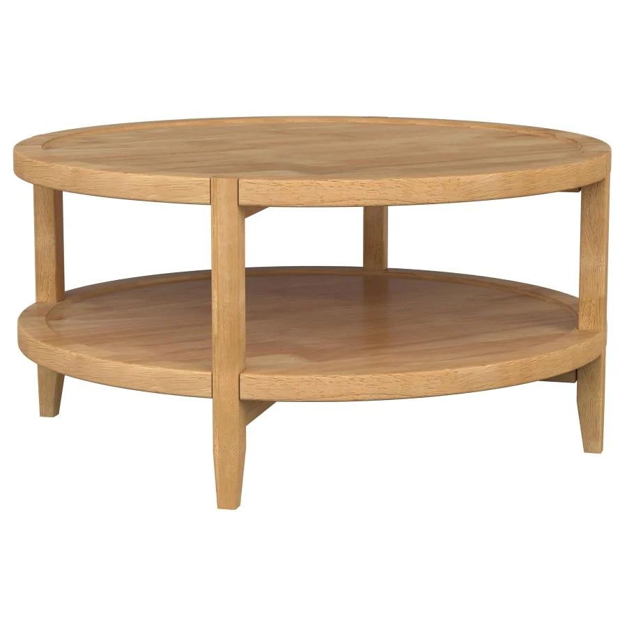 Camillo - Round Solid Wood Table - Image 2