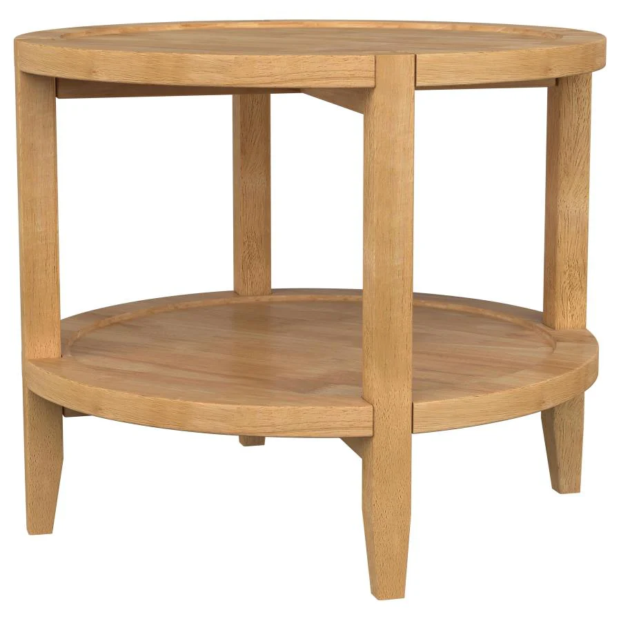 Camillo - Round Solid Wood Table - Image 7