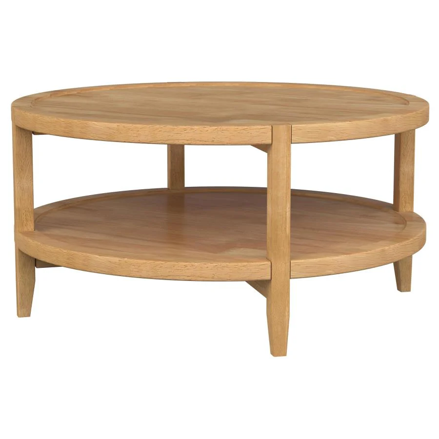 Camillo - Round Solid Wood Table - Image 8