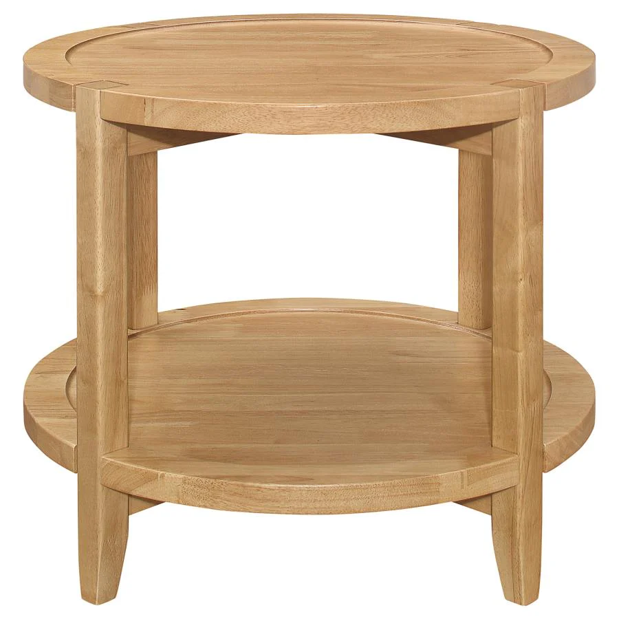 Camillo - Round Solid Wood Table - Image 9
