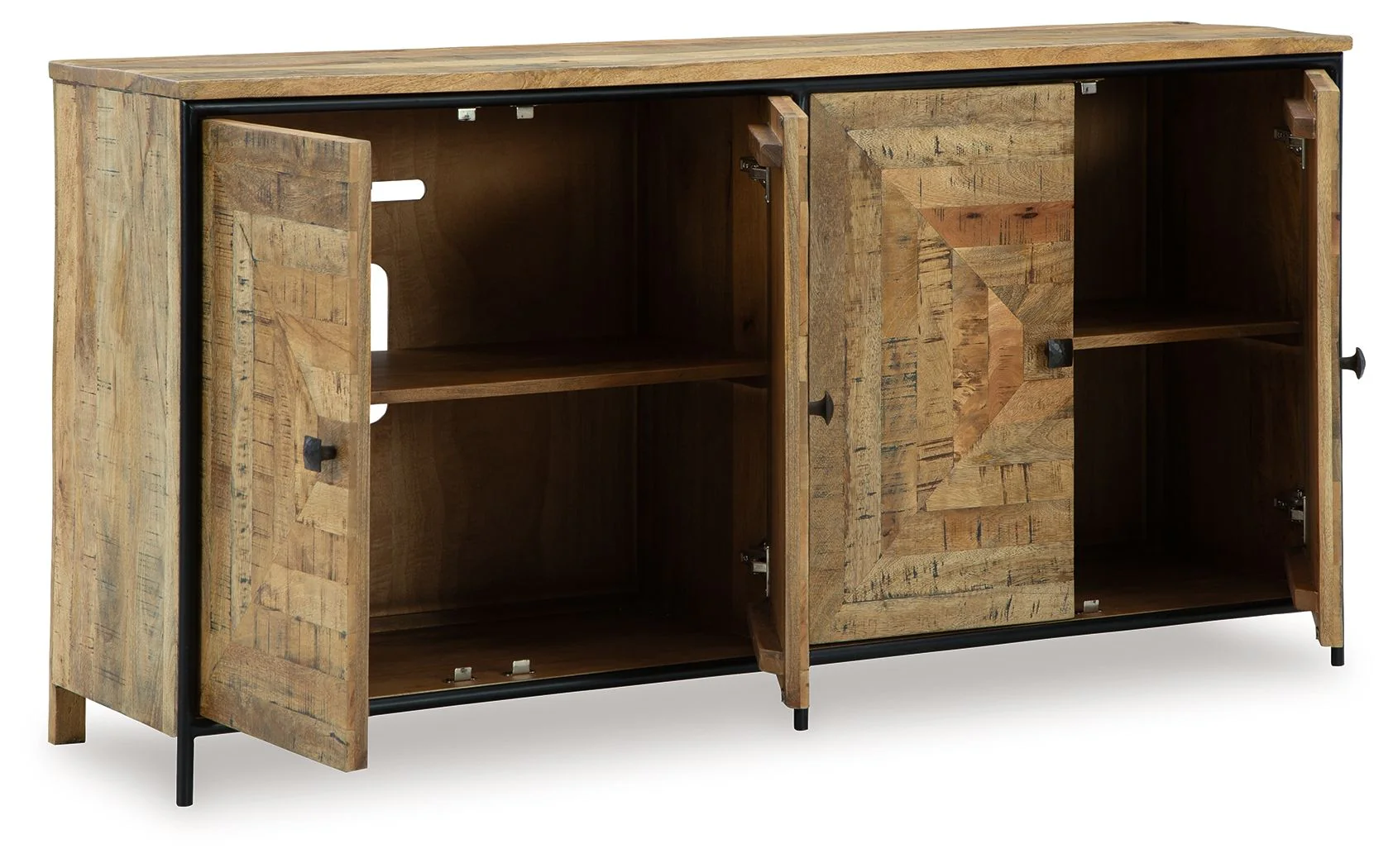 Camney - Accent Cabinet - Brown / Black - Image 8