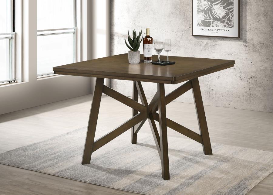 Canfield - Square Counter Height Dining Table - Brown - Image 2