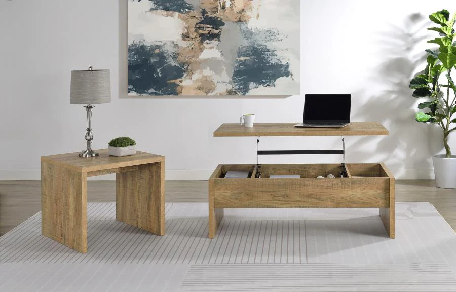 Canoga - Engineered Wood Accent Side End Table - Mango - Image 9