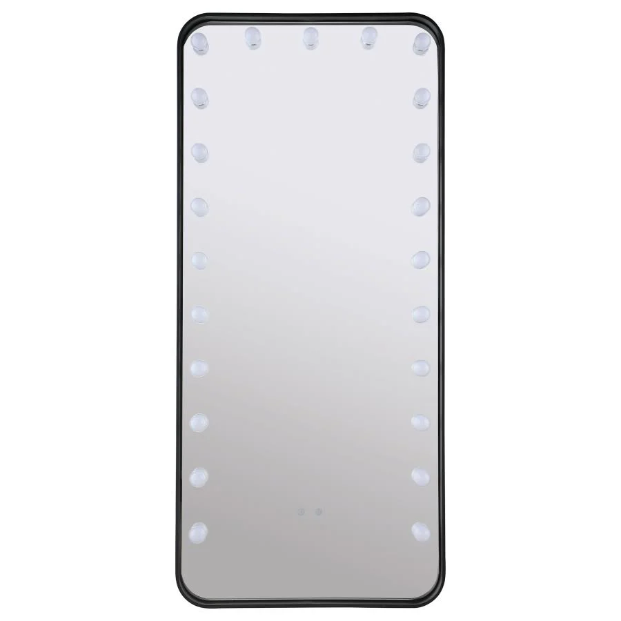 Canton - LED Standing Mirror With Speakers - Black - Image 7