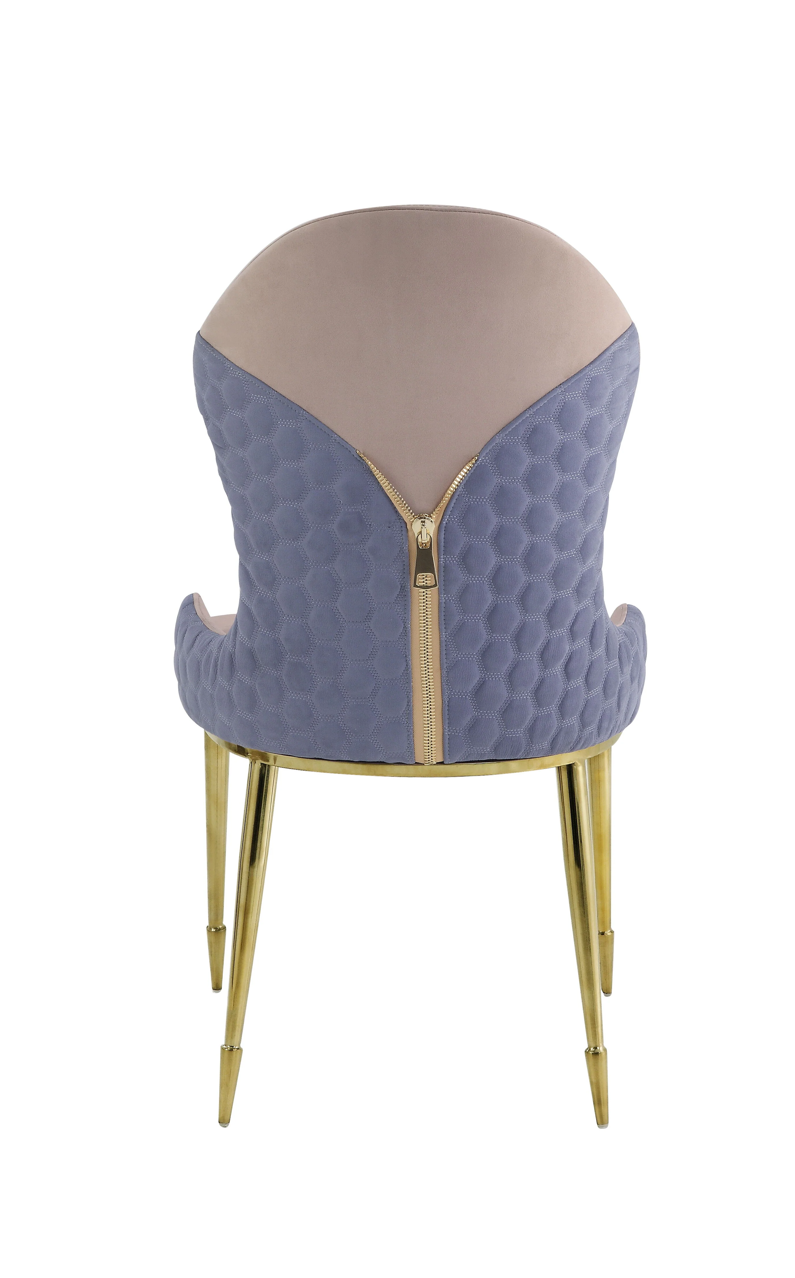 Caolan Lavender - Side Chair (Set of 2) - Tan / Gold - Image 3
