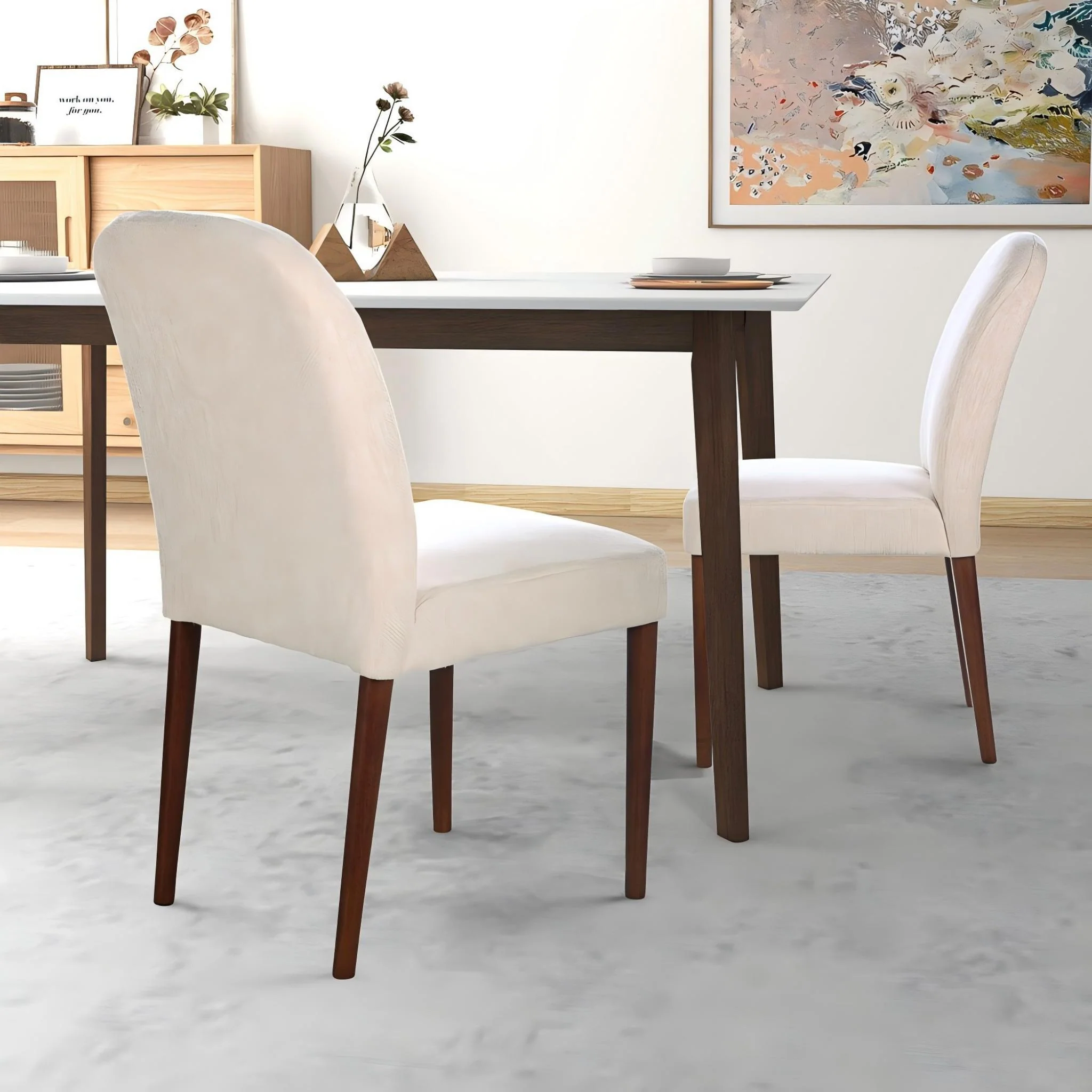 Capri - Dining Chair (Set of 2) - Beige - Image 2