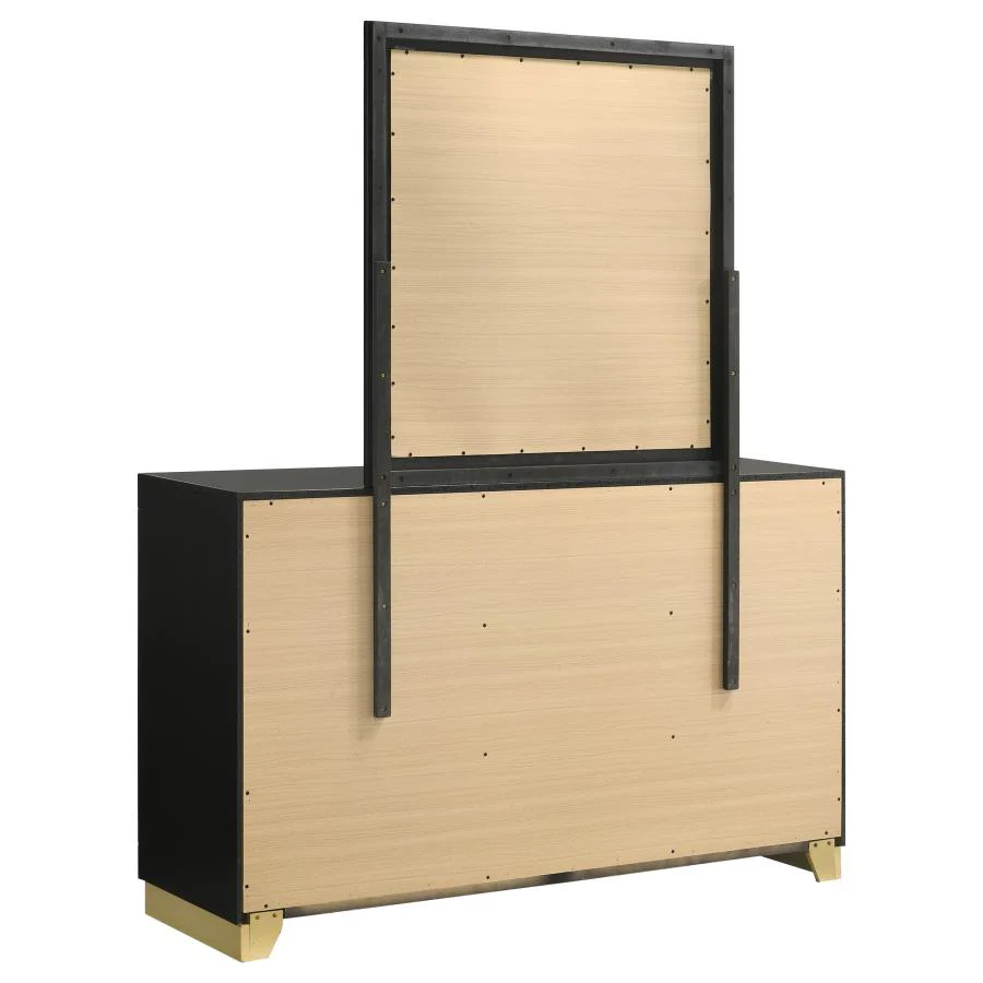 Caraway - 6-Drawer Bedroom Dresser With Mirror - Image 12