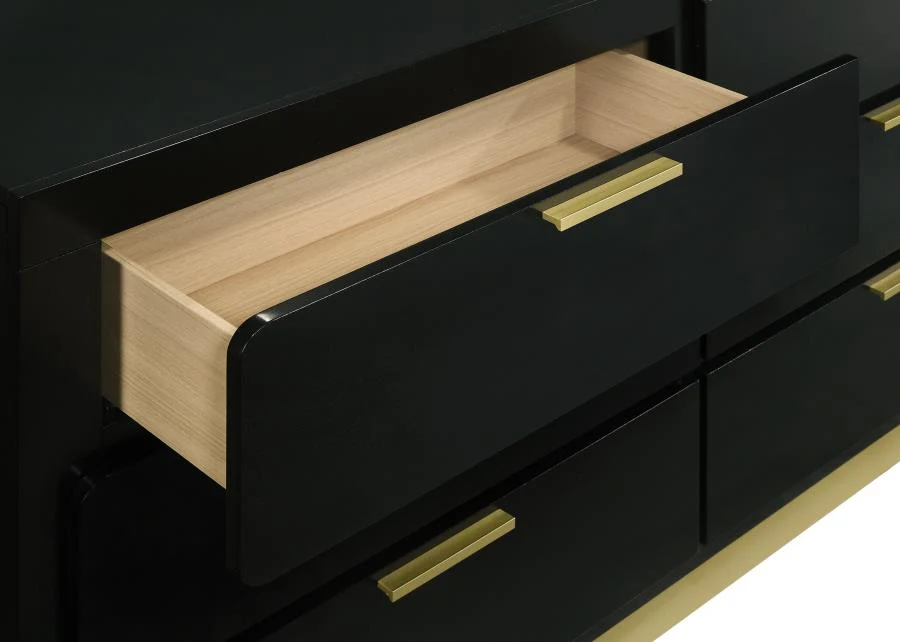 Caraway - 6-Drawer Bedroom Dresser With Mirror - Image 20