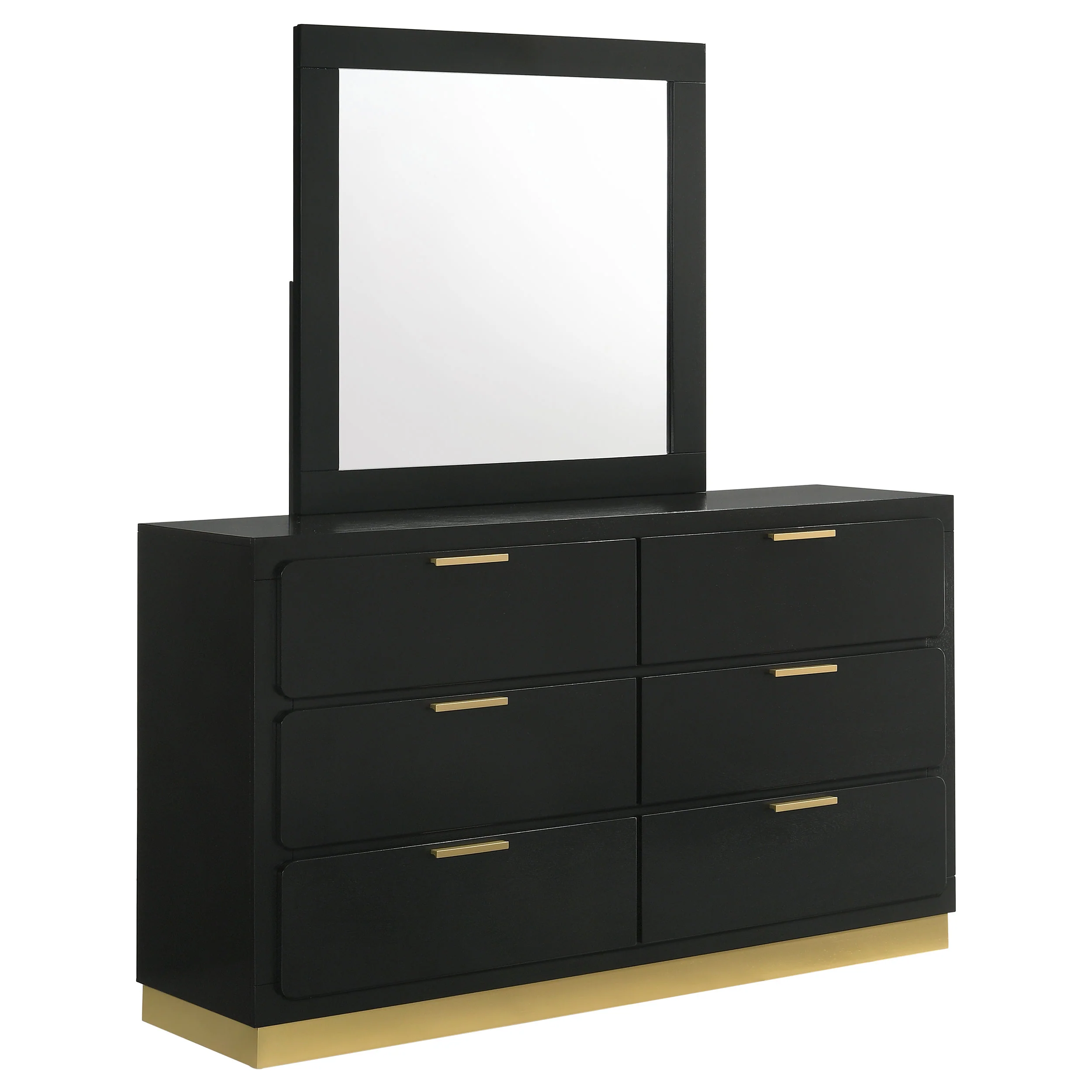 Caraway - 6-Drawer Bedroom Dresser With Mirror - Image 28