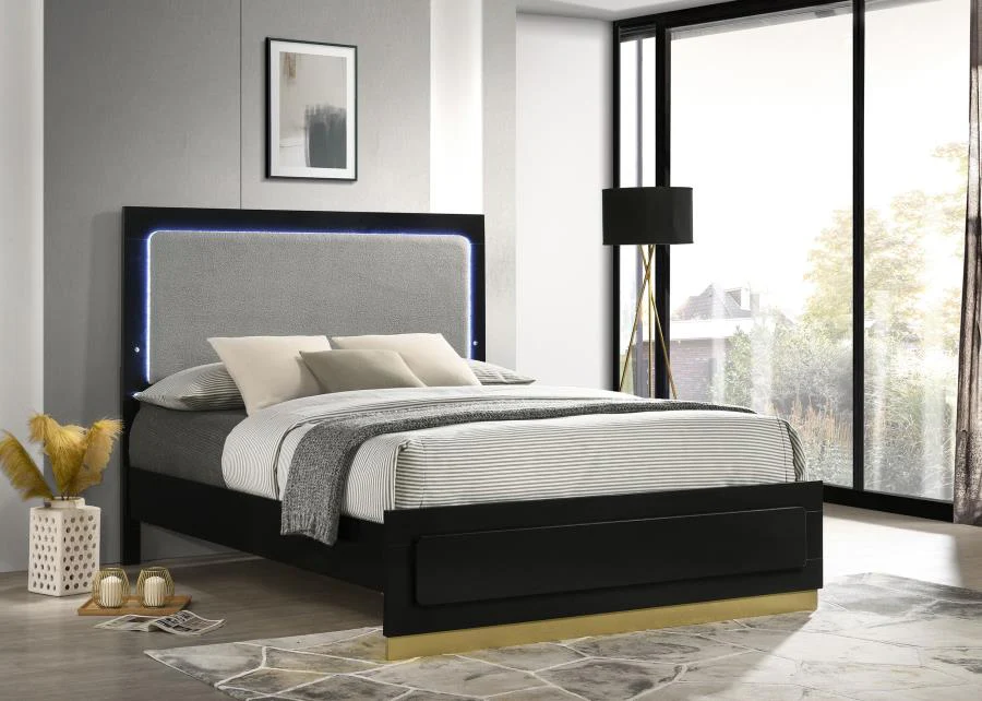 Caraway - Wood LED Panel Bed - Image 11