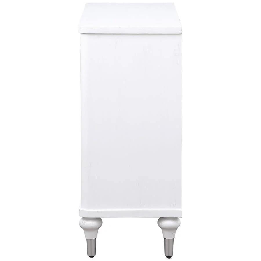 Cardella - 2 Door Mandala Accent Cabinet - Distressed White - Image 6