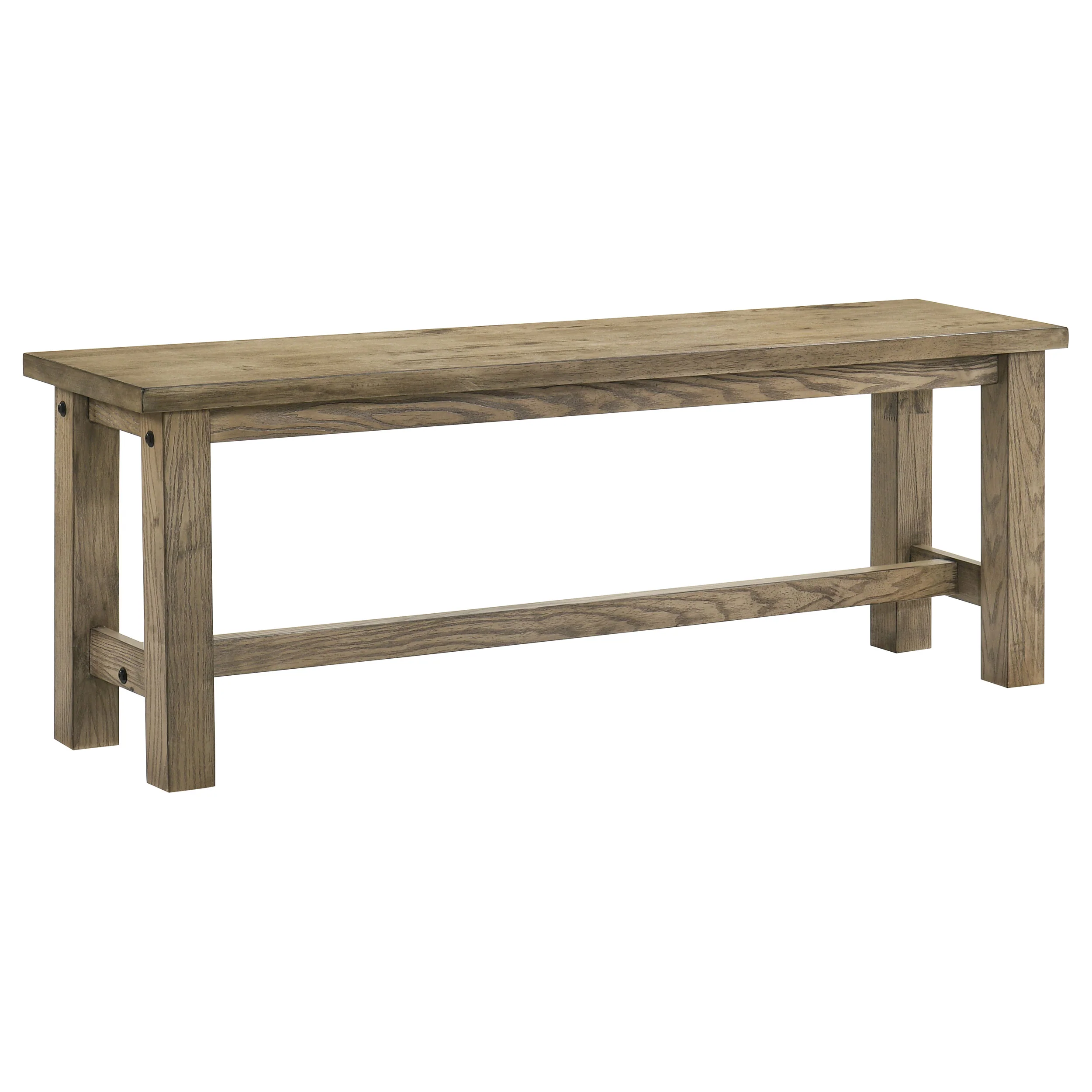 Cardova - 51" Solid Wood Dining Bench - Vineyard Oak - Image 10