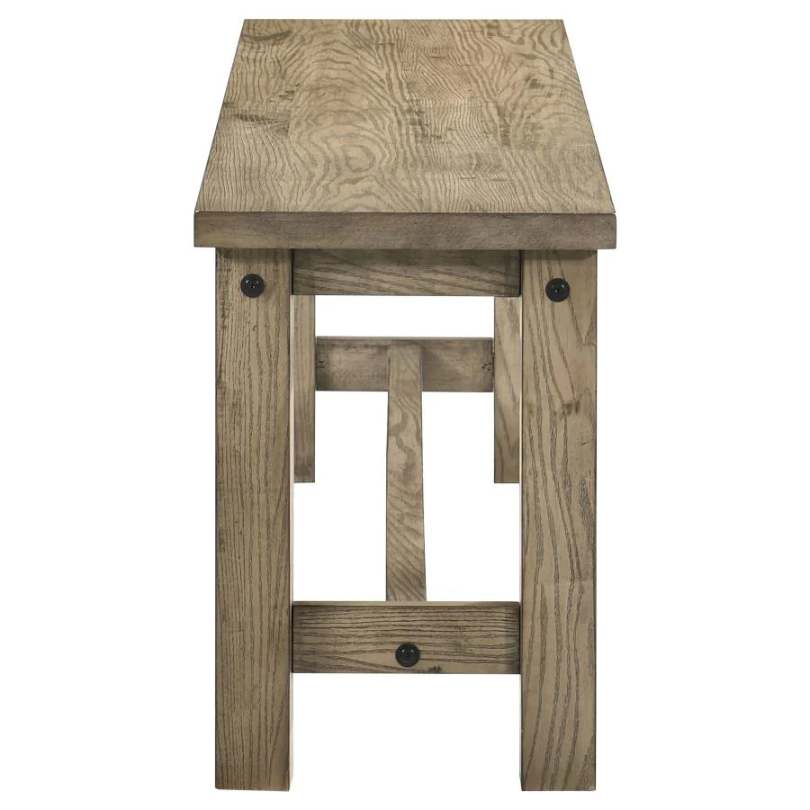 Cardova - 51" Solid Wood Dining Bench - Vineyard Oak - Image 5