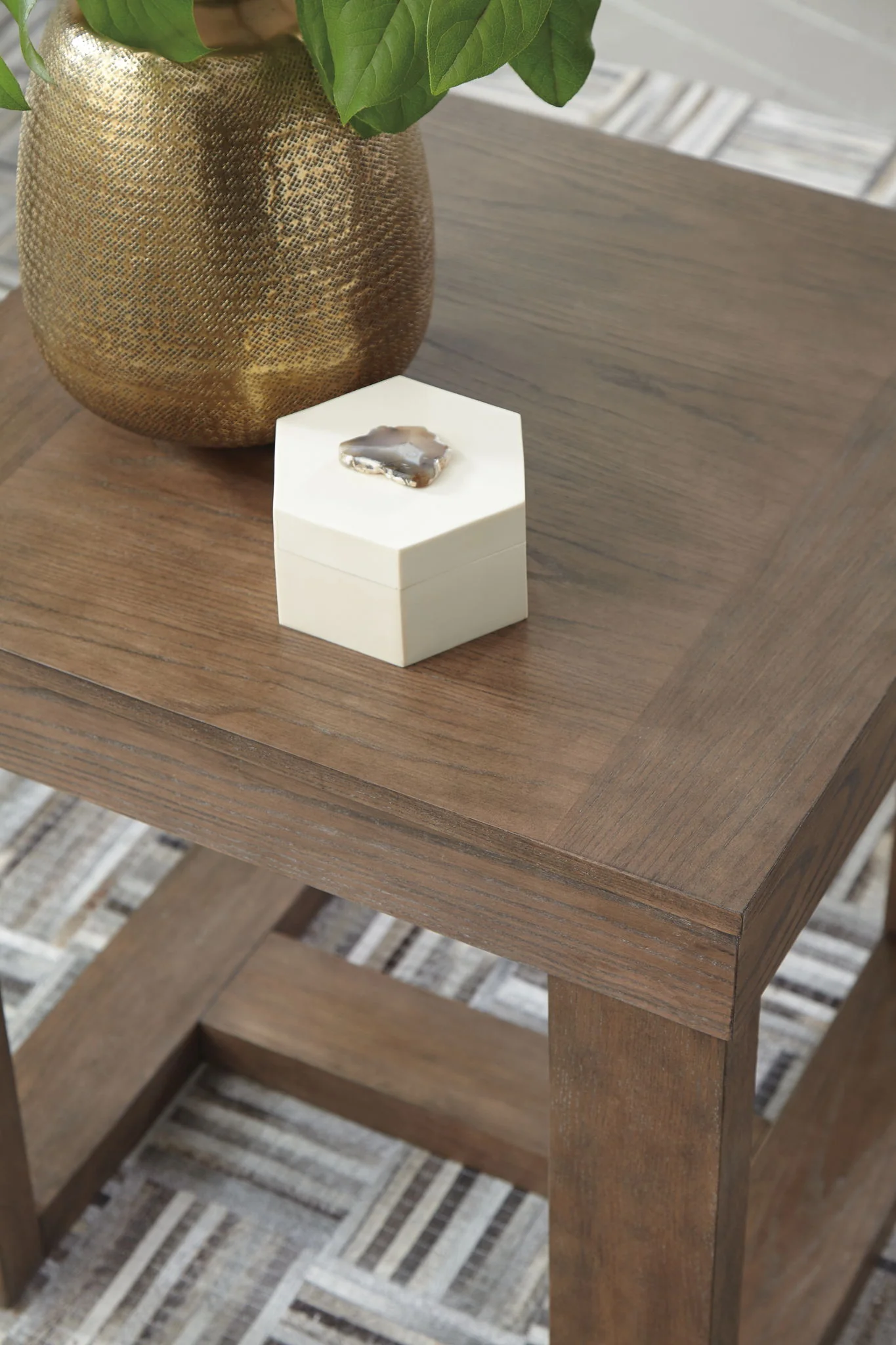 Cariton - Square End Table - Gray - Image 7