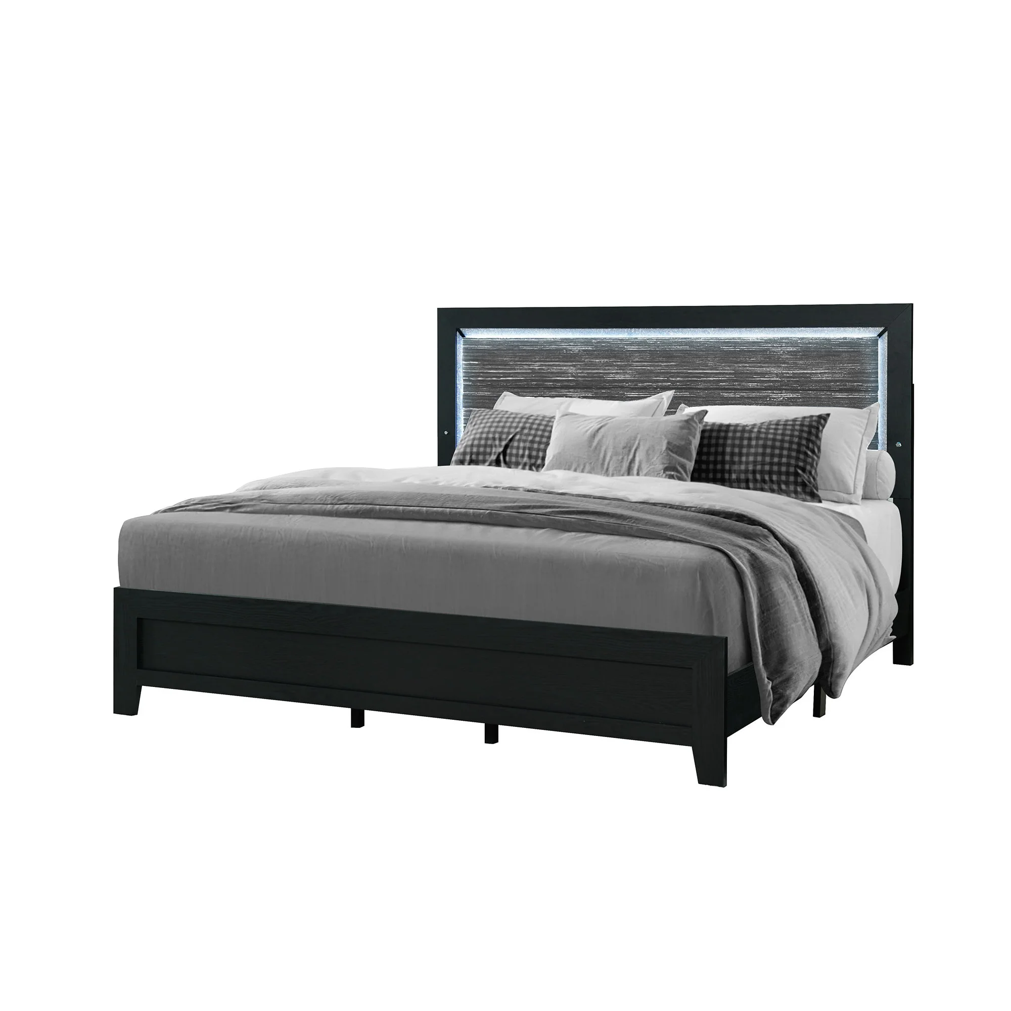 Carlos - Modern Design Bed With LED - Image 4