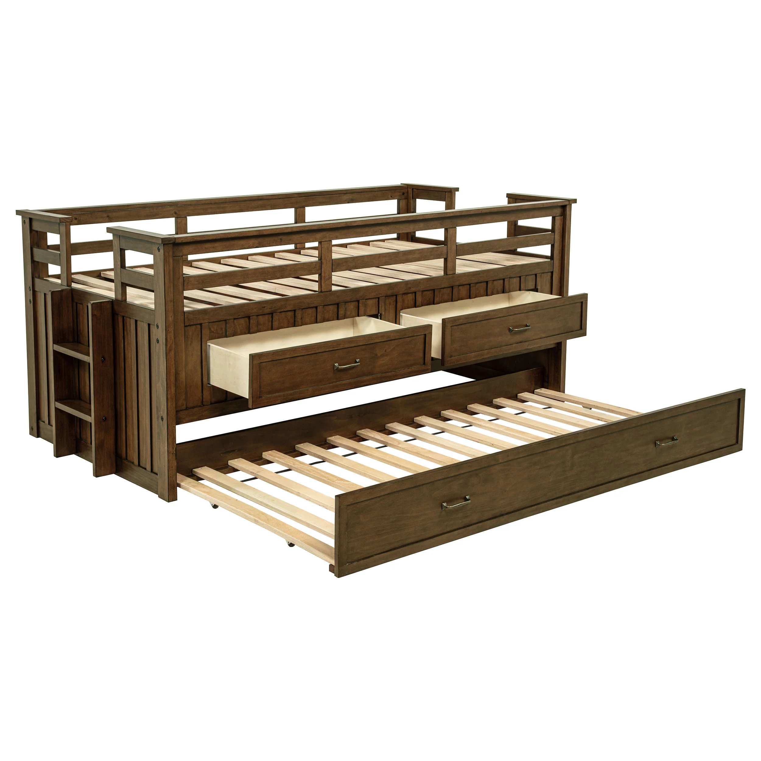 Carlsbad - Wood Captains Bed With Trundle - Image 33