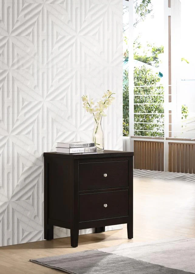 Carlton - 2-Drawer Nightstand - Cappuccino - Image 2