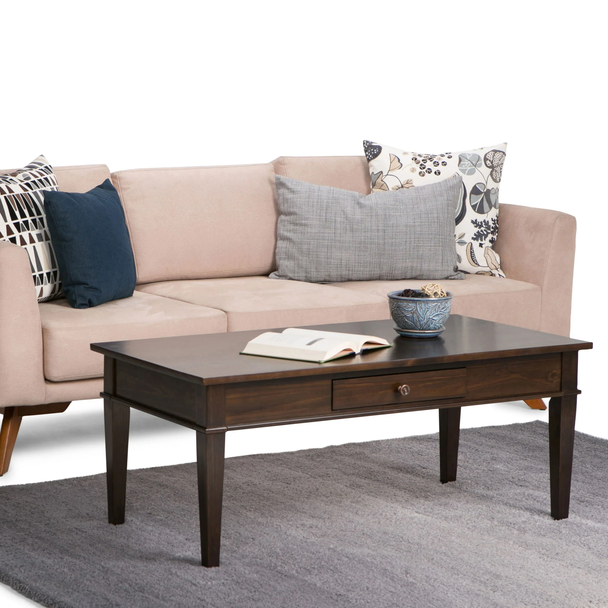 Carlton - Coffee Table - Dark Tobacco Brown - Image 2