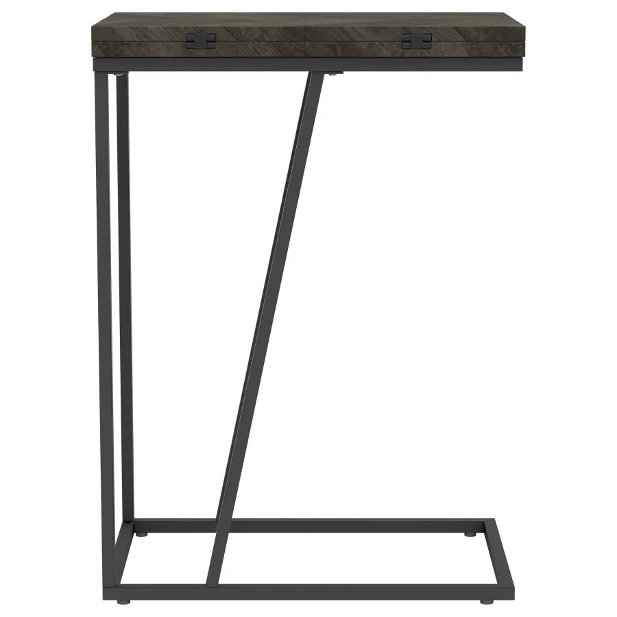 Carly - Expandable Engineered Wood C-Shaped Side Table - Image 12