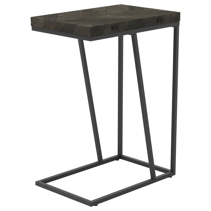 Carly - Expandable Engineered Wood C-Shaped Side Table - Image 6