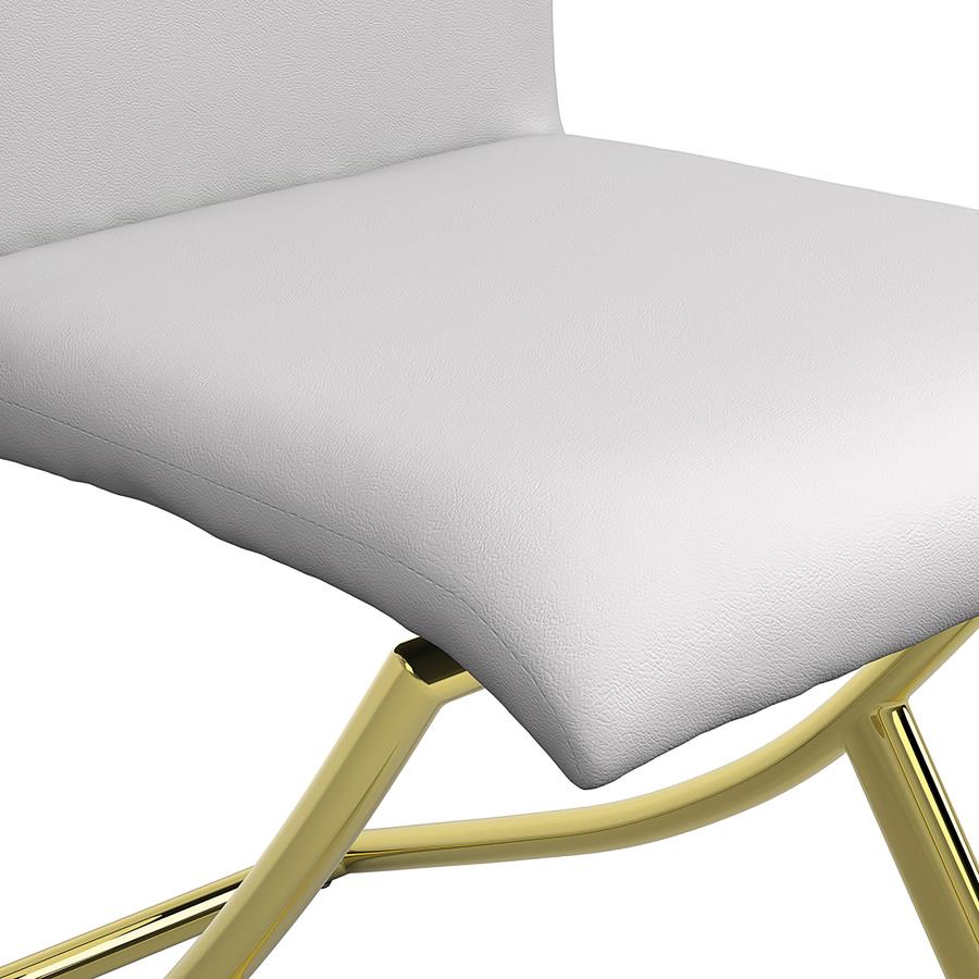Carmelia Upholstered Dining Side Chair White (Set of 4) - Image 11