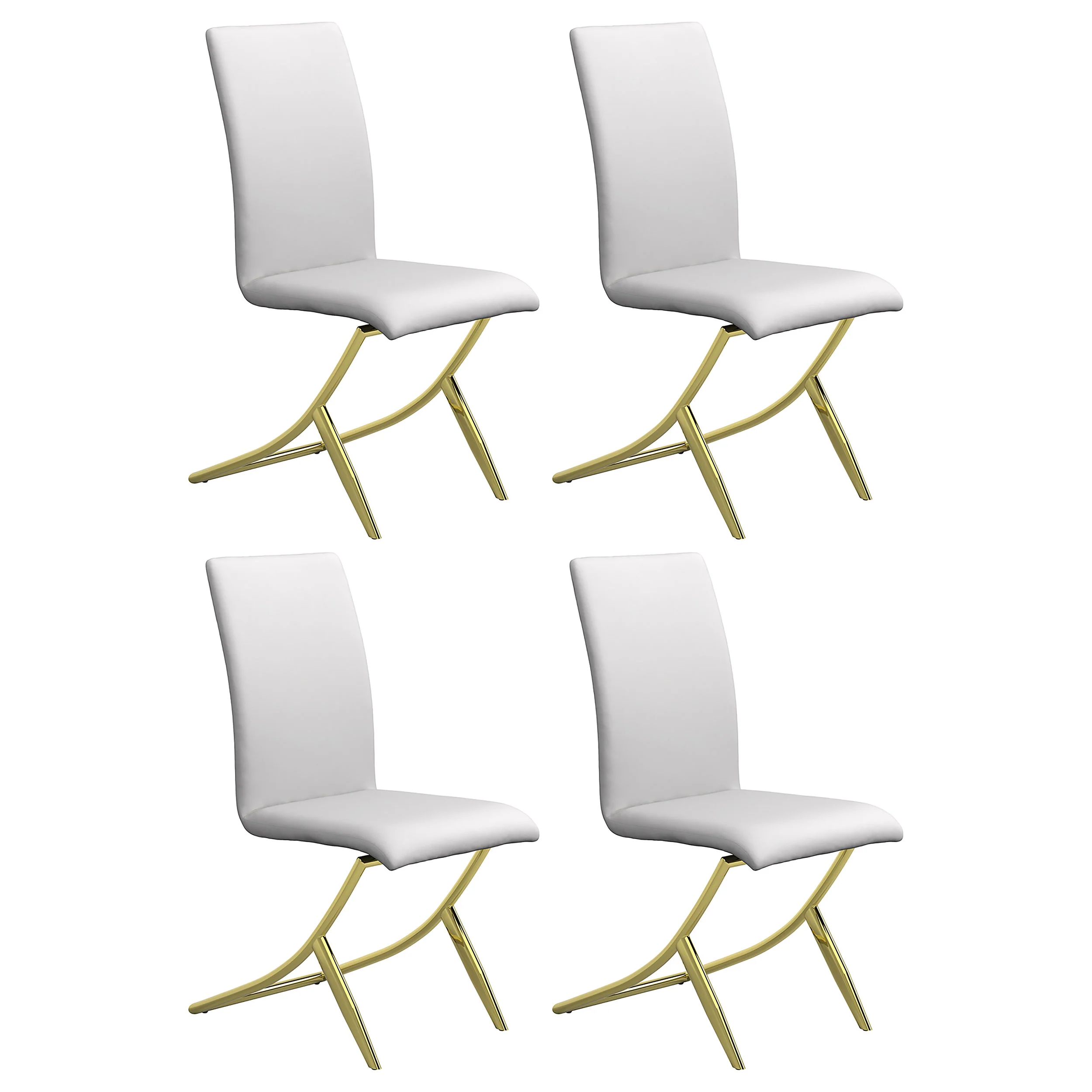 Carmelia Upholstered Dining Side Chair White (Set of 4) - Image 17