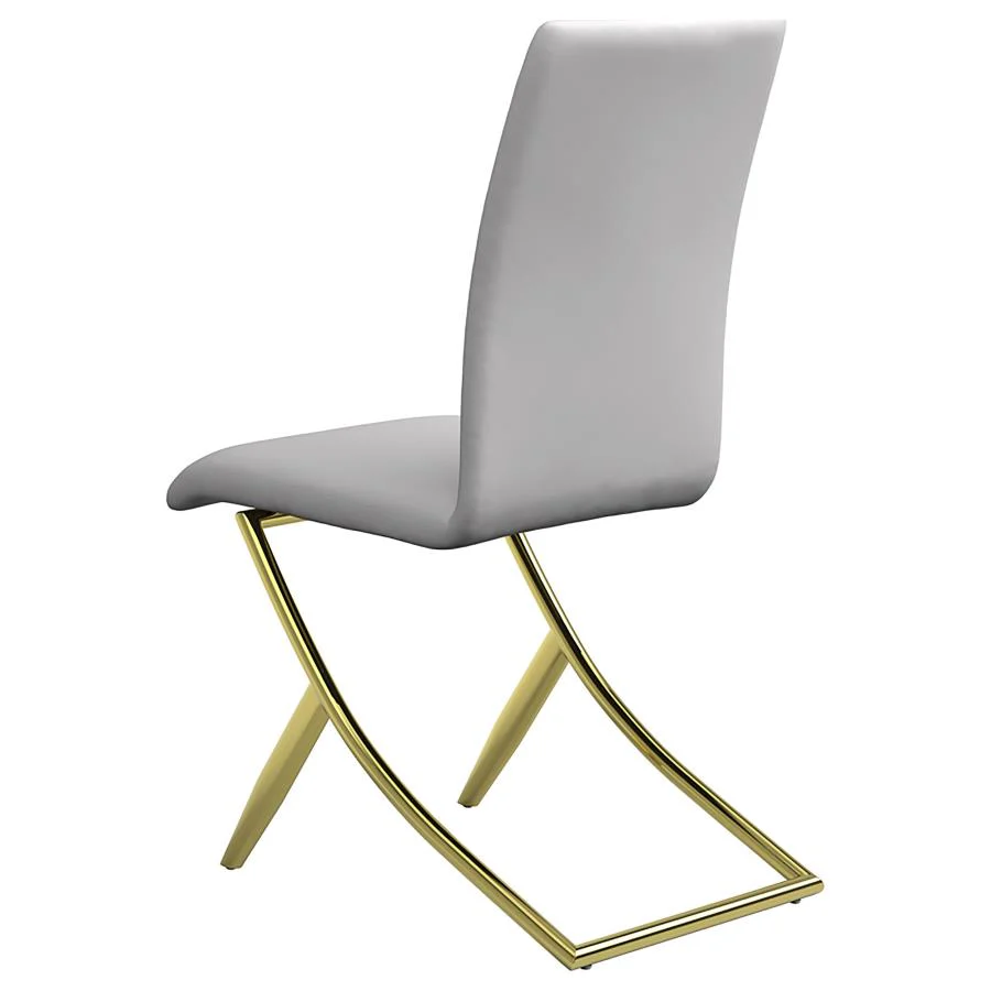 Carmelia Upholstered Dining Side Chair White (Set of 4) - Image 6