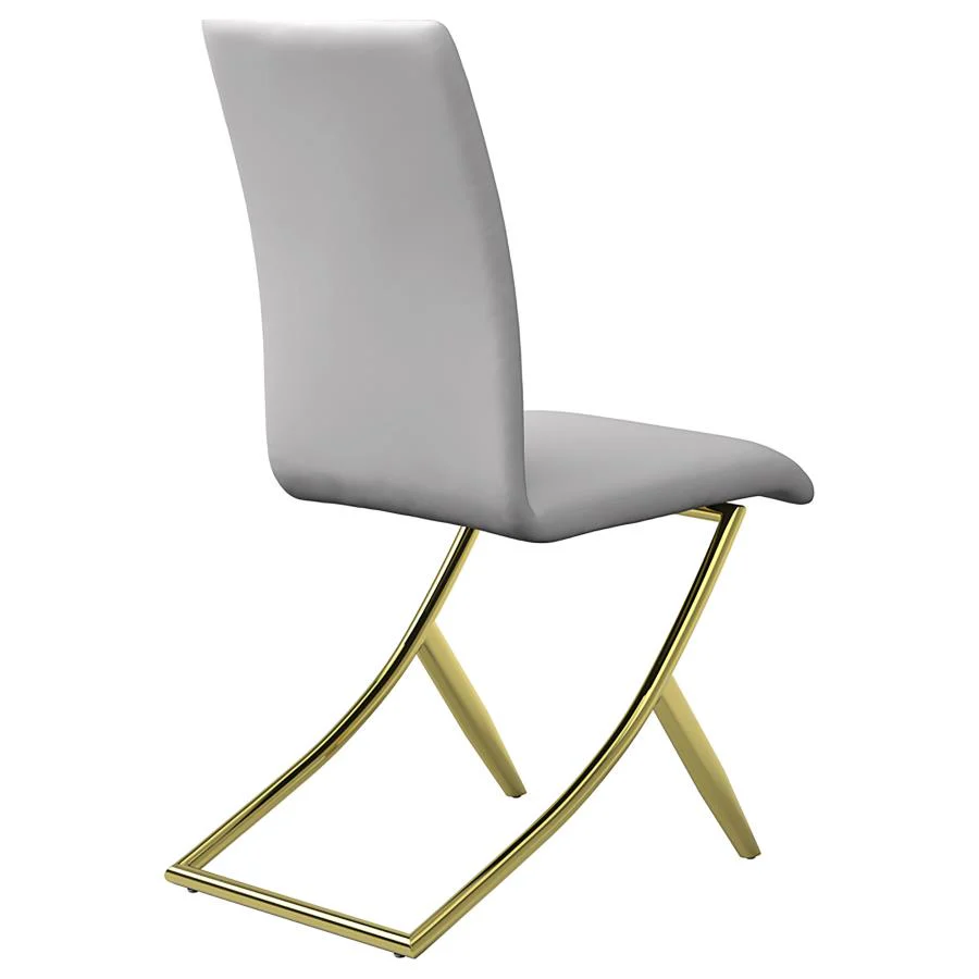 Carmelia Upholstered Dining Side Chair White (Set of 4) - Image 8