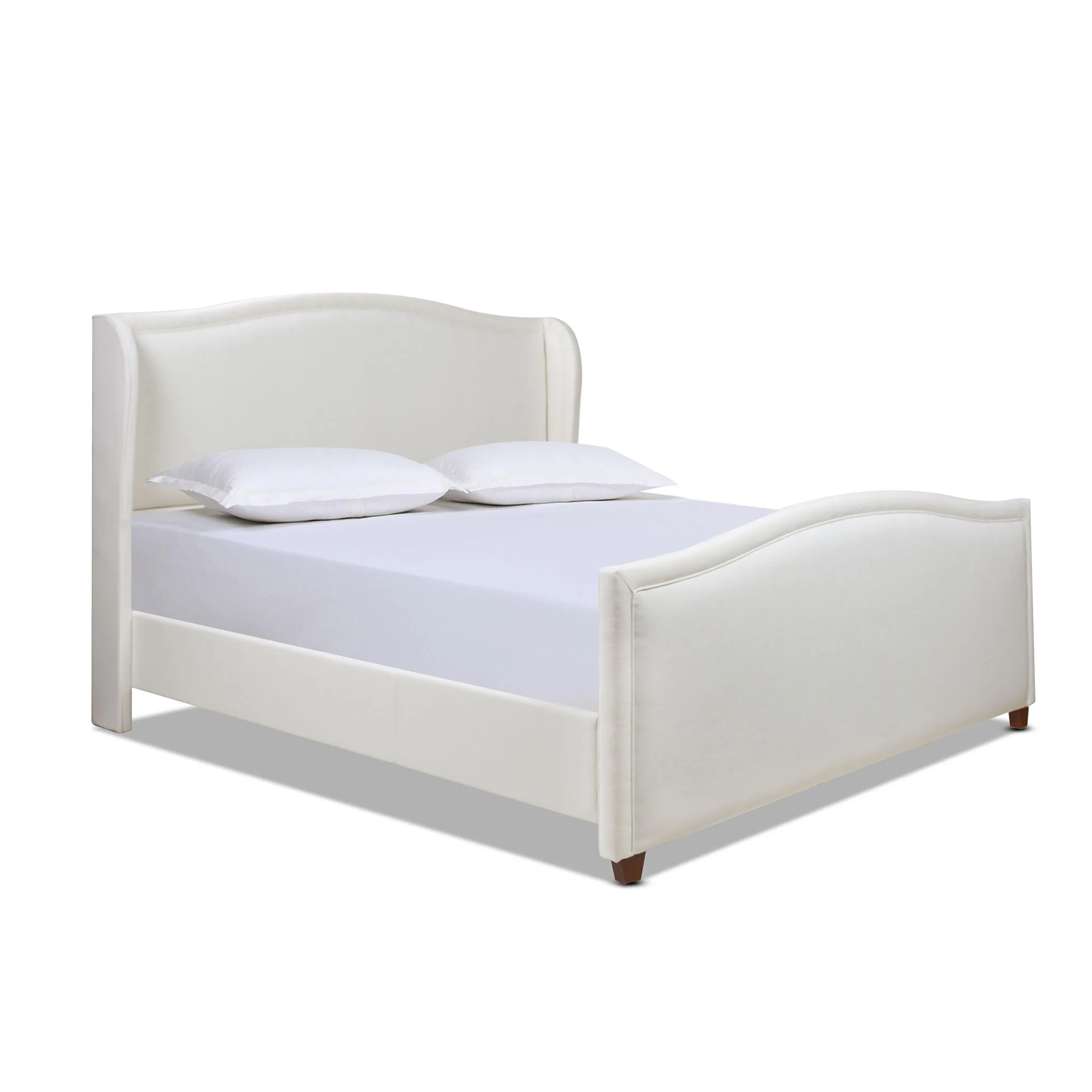 Carmen - Upholstered Wingback Panel Bed Frame - Image 11