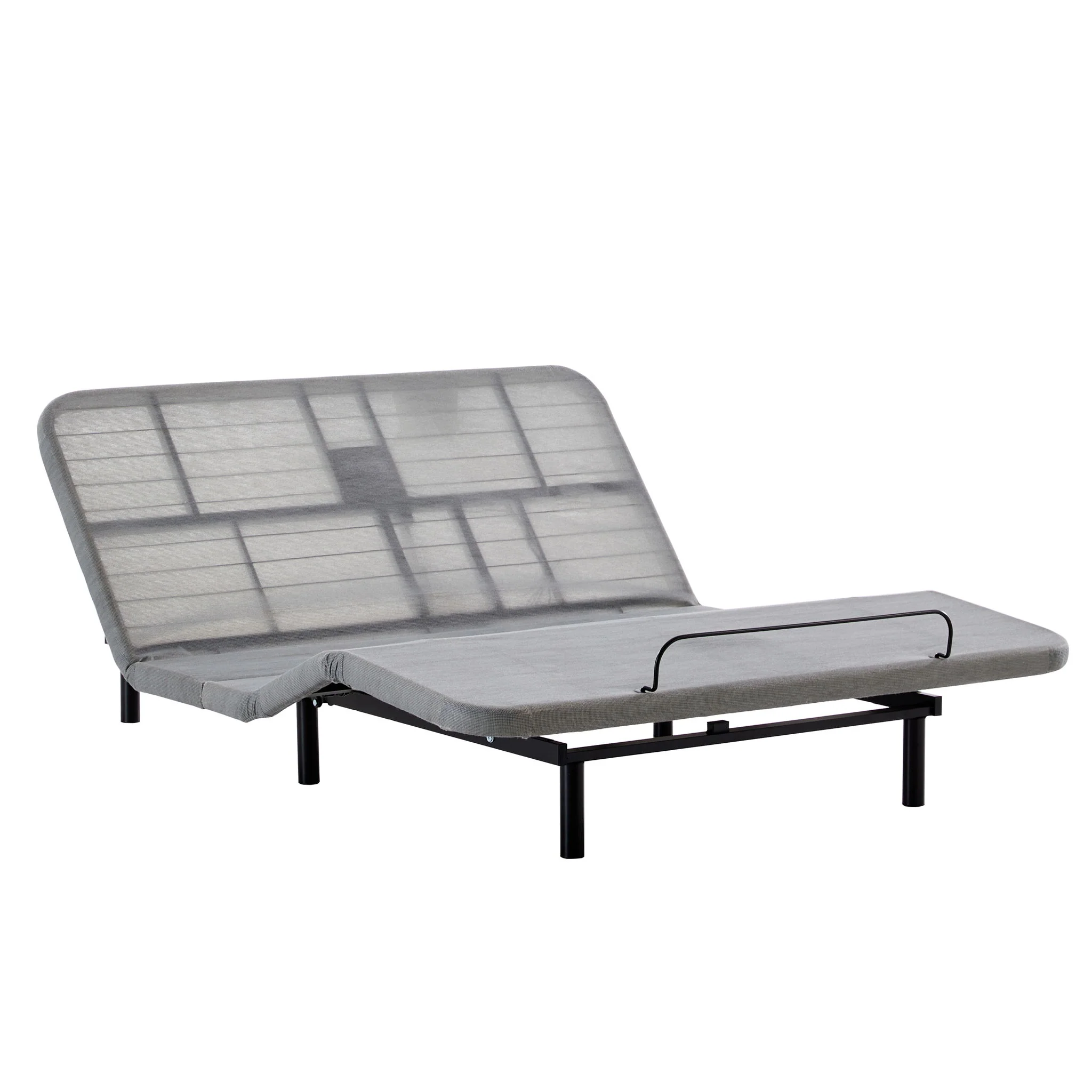 Caron - Queen Size Upholstered Wingback Bed With Adjustable Base Bundle Set - Ivory - Image 15
