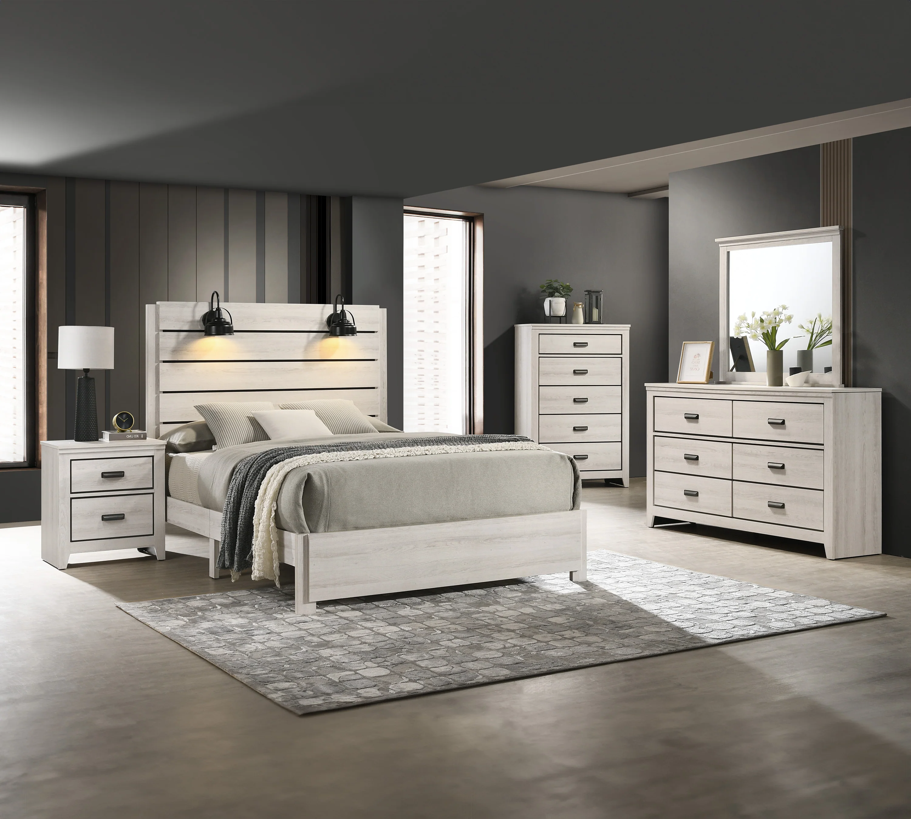 Carter Chest White