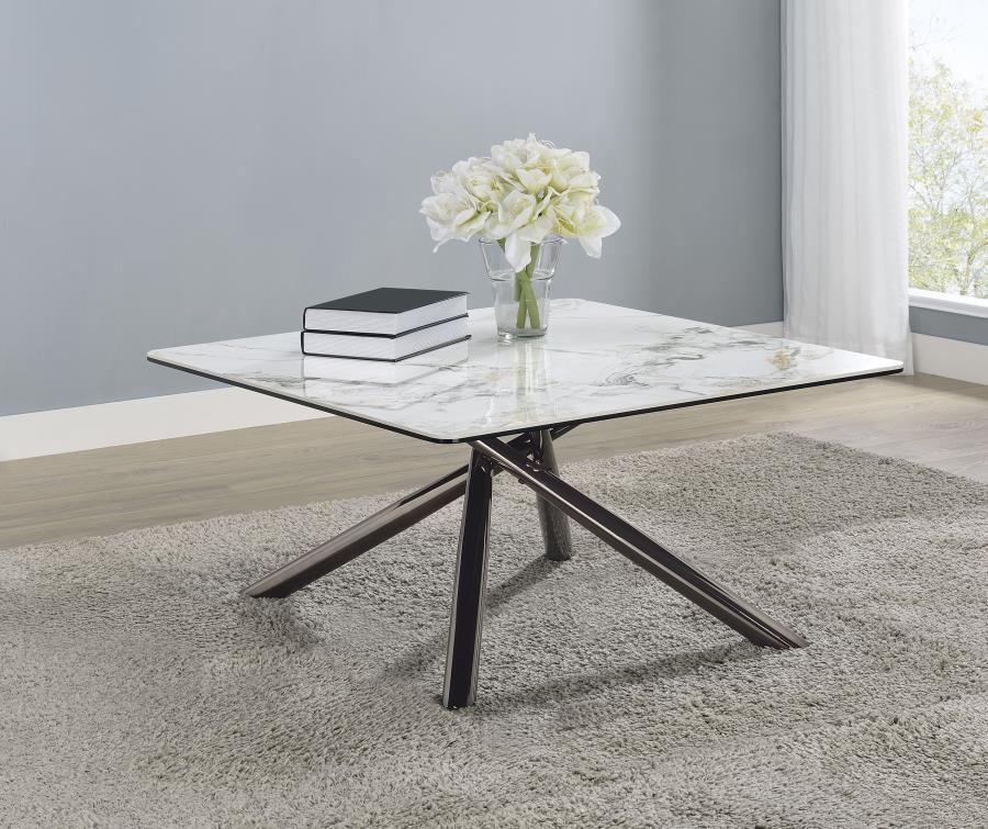 Carvell - Square Sintered Stone Table - Image 4