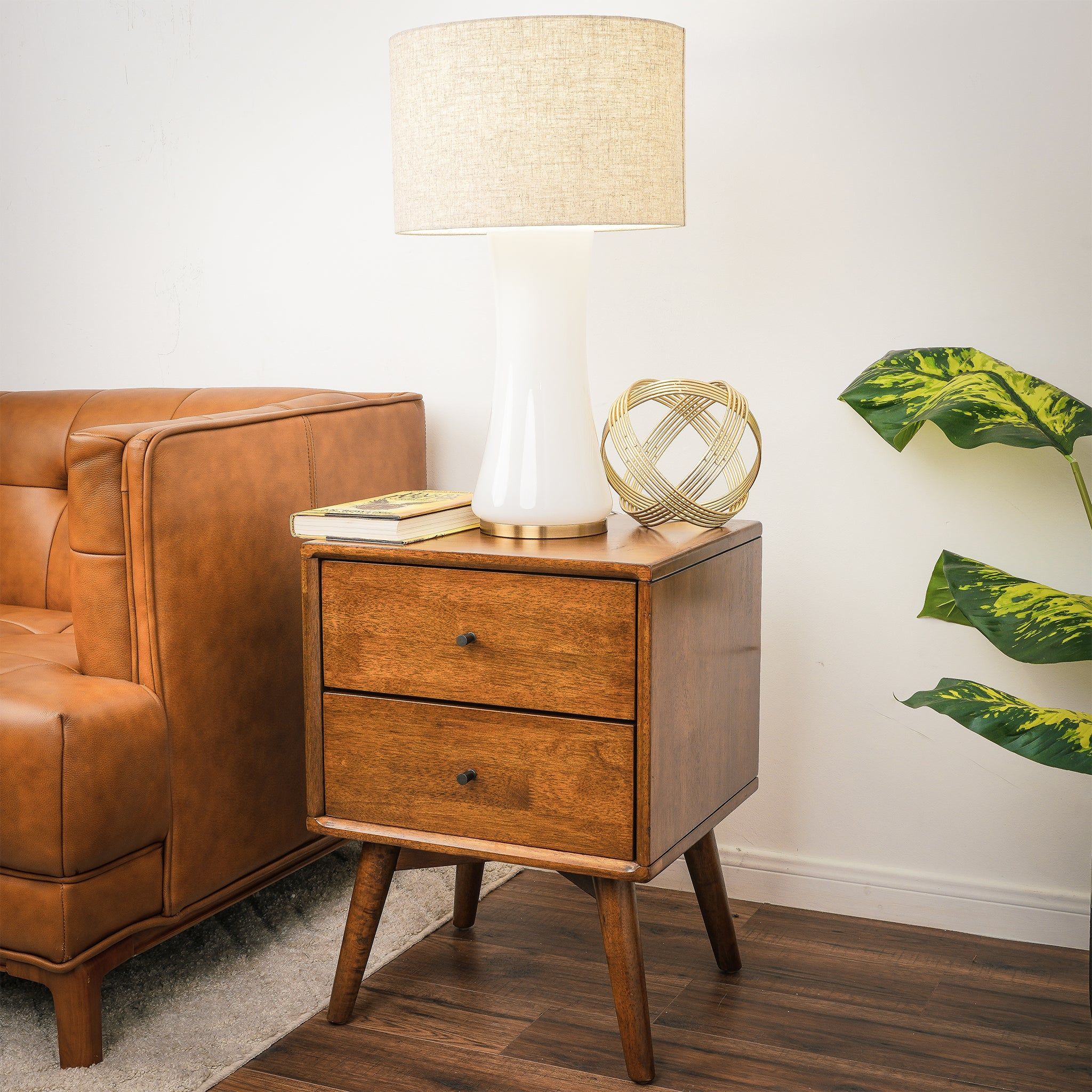 Cascade - Lamp Base Table Lamp - Beige / Gold / White - Image 6
