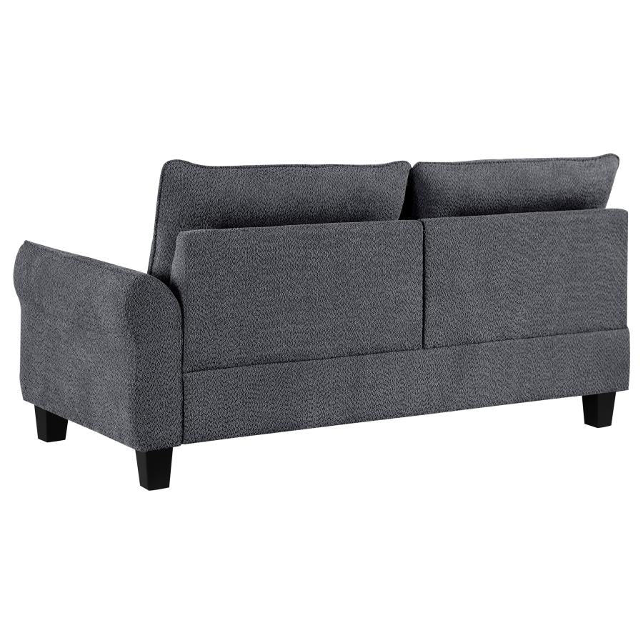 Caspian - Upholstered Curved Arm Chaise Sectional Sofa - Image 20