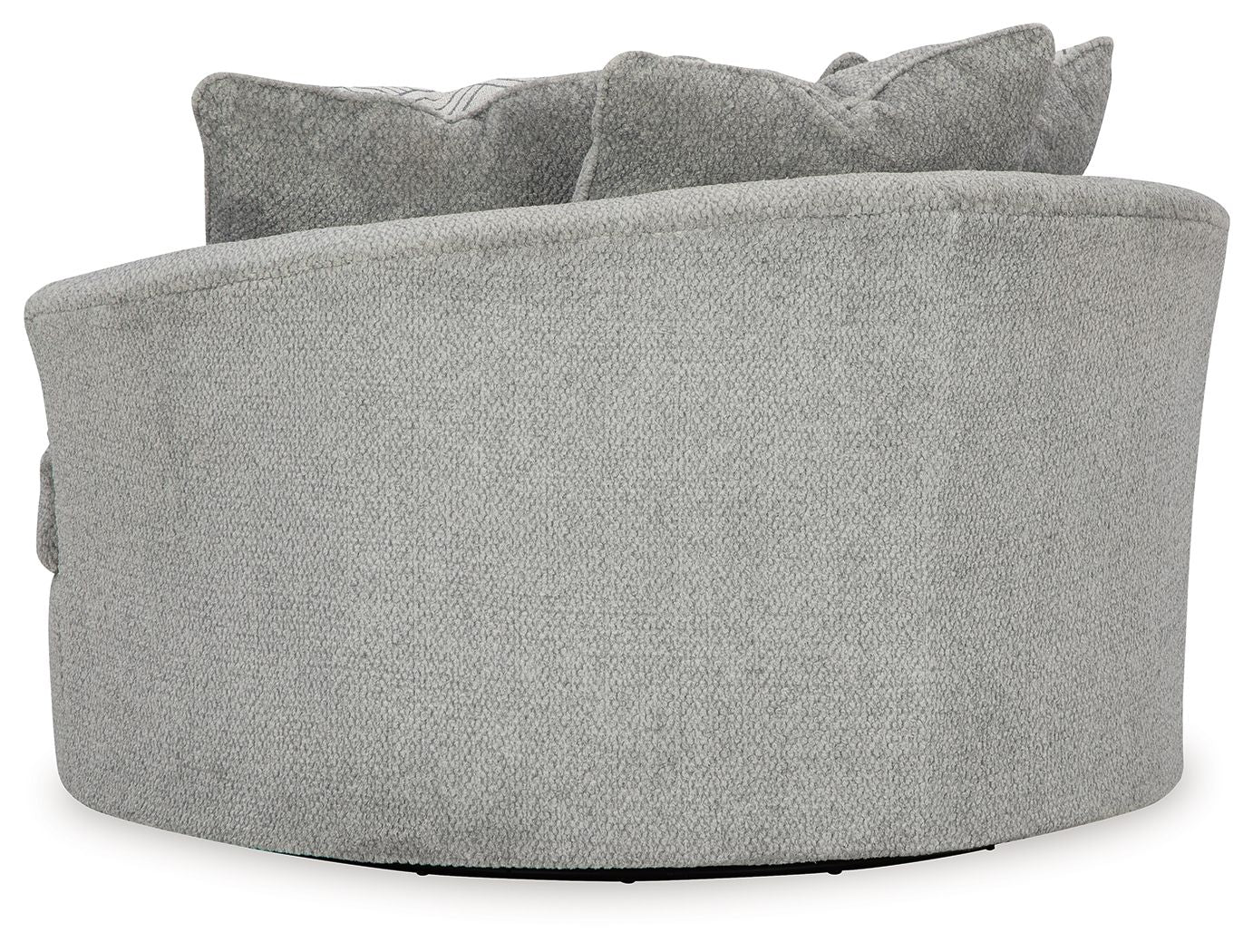Casselbury - Oversized Swivel Accent Chair - Cement - Image 6