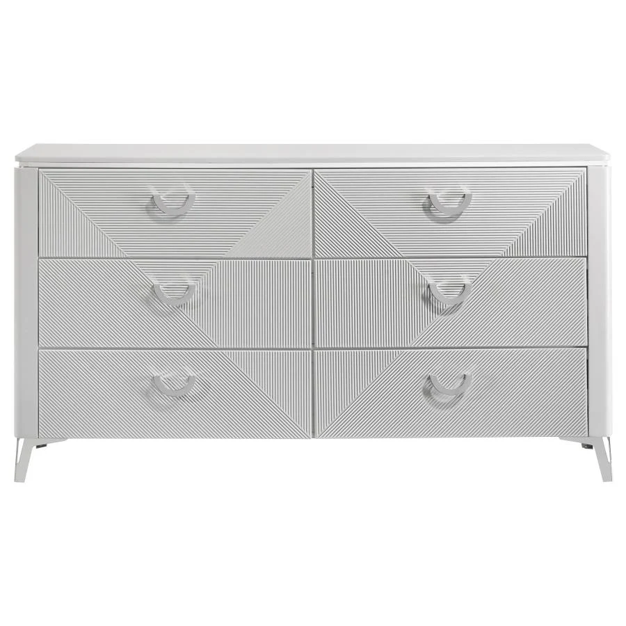 Cassia - 6-Drawer Bedroom Dresser Cabinet - Image 5