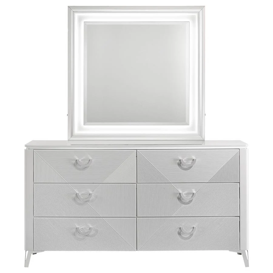 Cassia - 6-Drawer Bedroom Dresser Cabinet - Image 6