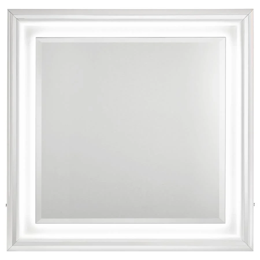 Cassia - Dresser Mirror - White High Gloss - Image 3