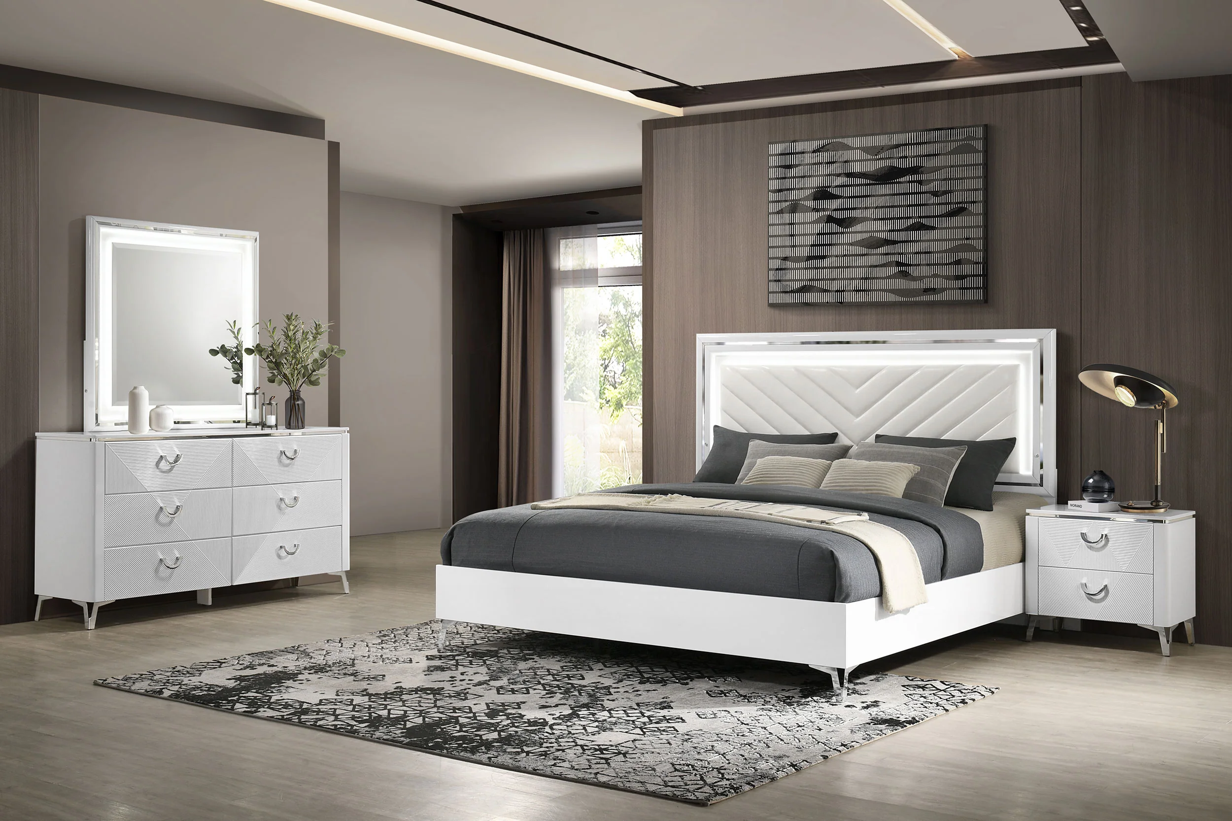 Cassia - LED Bedroom Set - Image 81